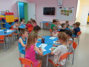 Подробнее о статье В старшей группе проведено развлечение на тему «Овощи»